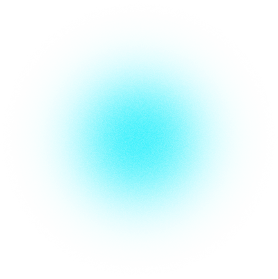 Blue Turquoise Neon Transparent Grainy Gradient Blur Bokeh Halftone